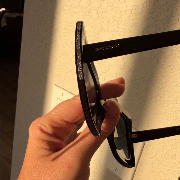 Jimmy Choo Black oversized Sunglasses main image 8